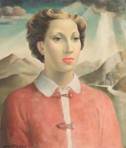 *KATHLEEN MURIEL SCALE (MURIEL HARDING-NEWMAN) 'Girl in pink jacket'