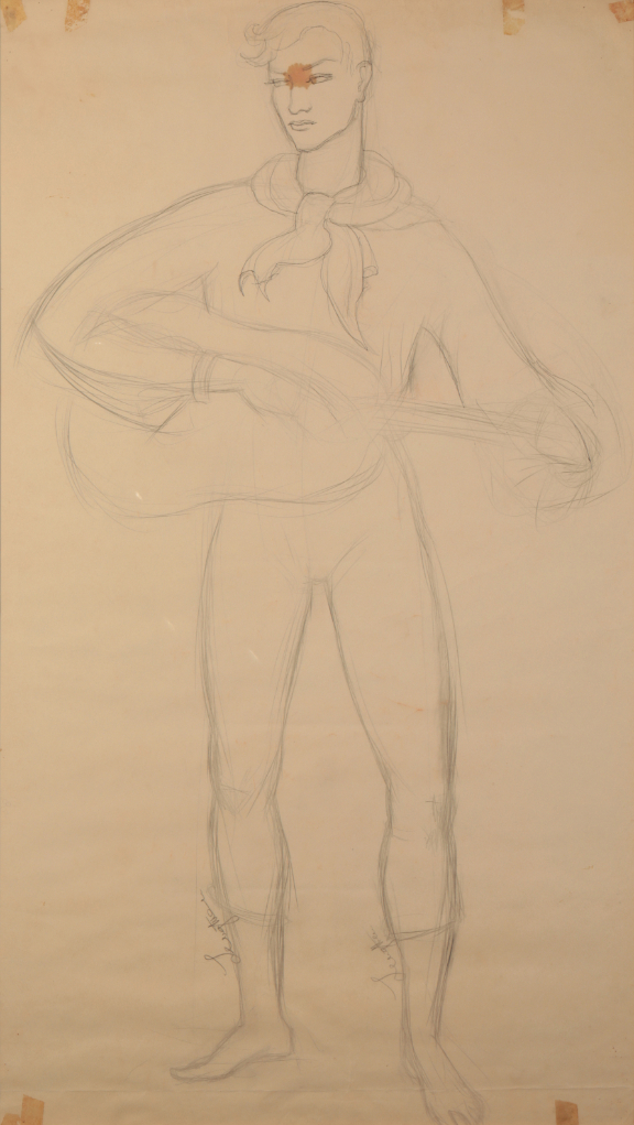 *KATHLEEN MURIEL SCALE (MURIEL HARDING-NEWMAN) (1913-2006) 'Sketch for Orpheus'