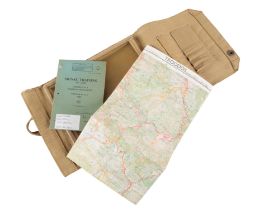 A WORLD WAR II WEBBING MAP CASE FROM THE CYPRUS CAMPAIGN (1955-1959)