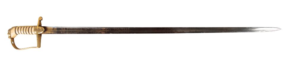 AN 1805 PATTERN NAVAL OFFICER'S SWORD