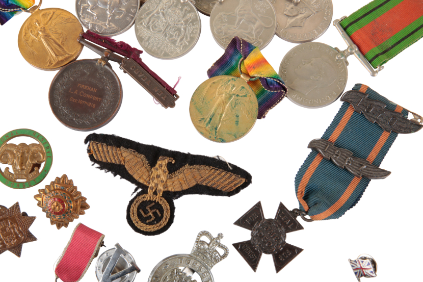 A MISCELLANEOUS COLLECTION OF MEDALS, BADGES AND ASSOCIATED PAPERWORK - Image 4 of 5