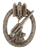 A WWII ANTI-AIRCRAFT FLAK BATTLE BADGE