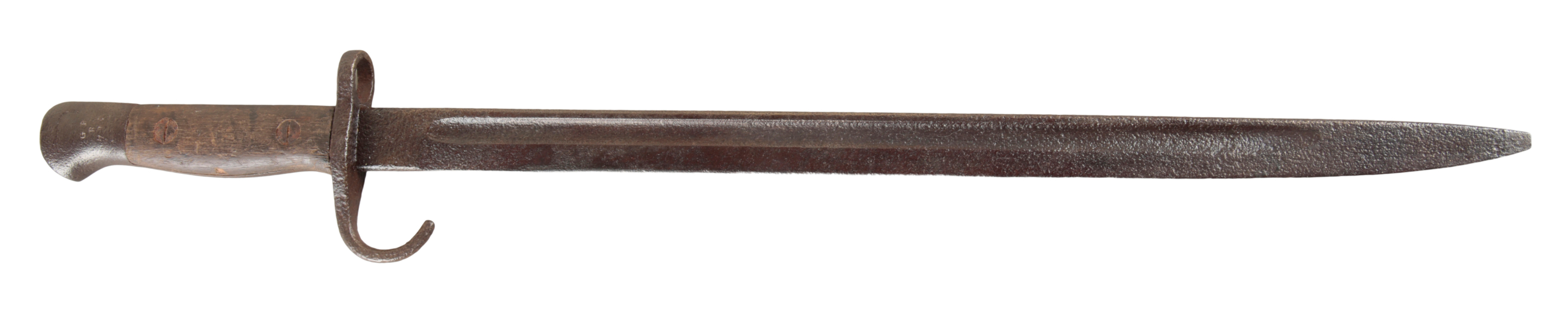 A BRITISH WWI PATTERN BAYONET WITH HOOKED QUILLON