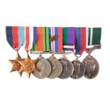 SEVEN MEDALS INCLUDING ONE WITH SUEZ BAR