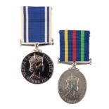 TWO ROYAL MINT LONG SERVICE AND GOOD CONDUCT MEDALS