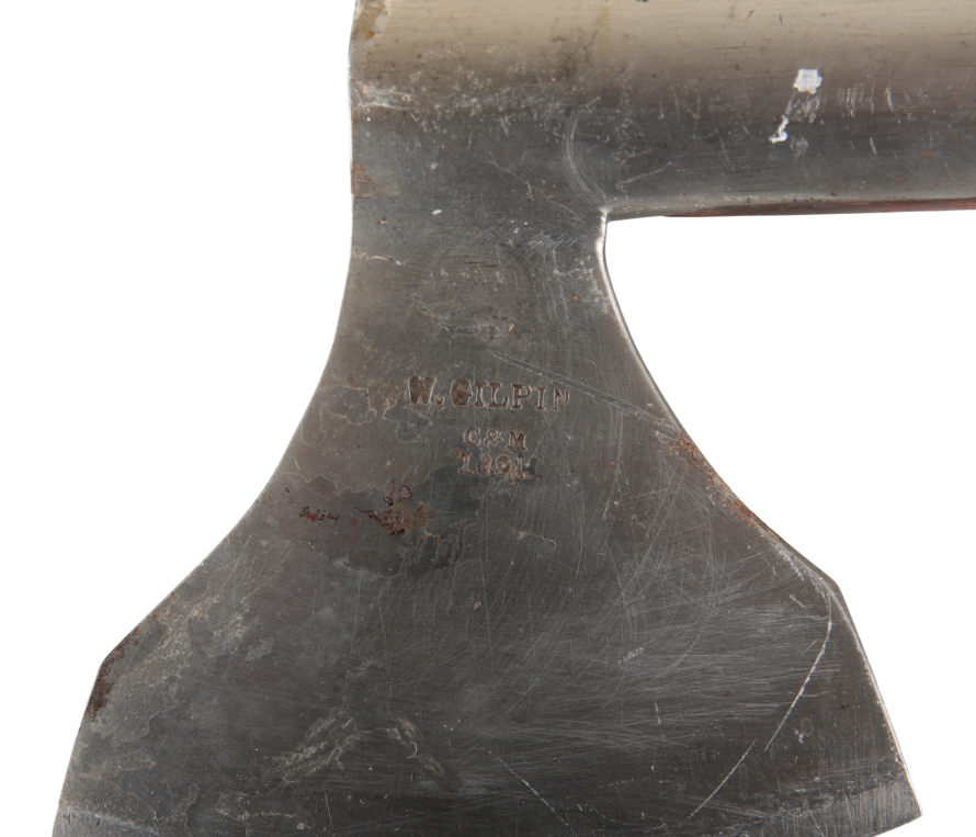 AN EARLY 19TH CENTURY NAVAL BOARDING AXE BY GILPIN - Image 3 of 3