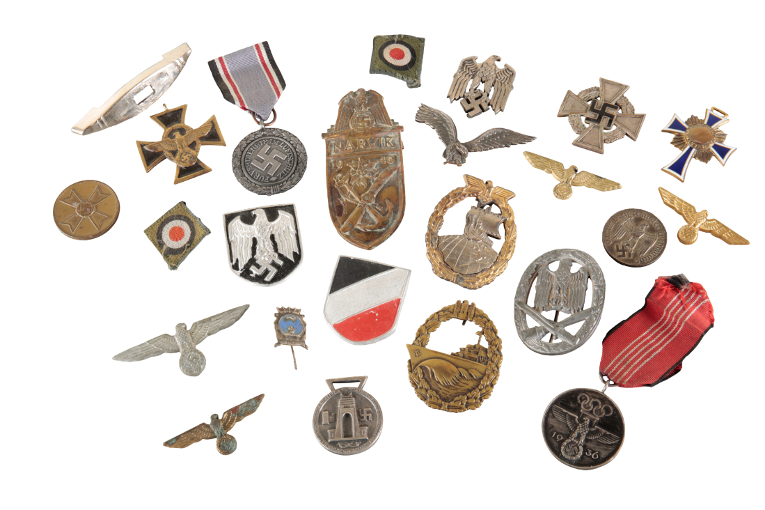 A MISCELLANEOUS COLLECTION OF GERMAN BADGES