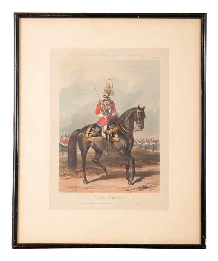 R. ACKERMANN'S COSTUMES OF THE BRITISH ARMY (THE NEW SERIES) NO. 9