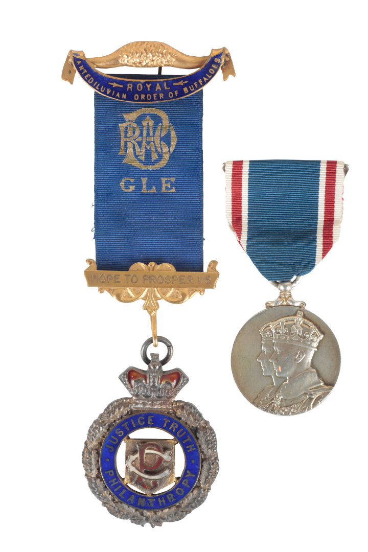 A 'ROYAL ORDER OF THE BUFFALO' MEDAL