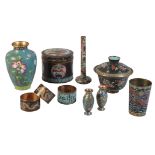 A COLLECTION OF CLOISONNE