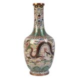 A CHINESE CLOISONNÉ BOTTLE VASE