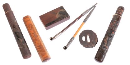 A COLLECTION OF JAPANESE ITEMS