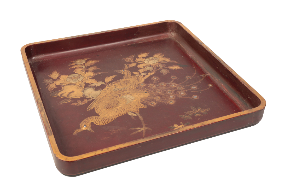 TWO CHINESE TRAYS - Image 3 of 5