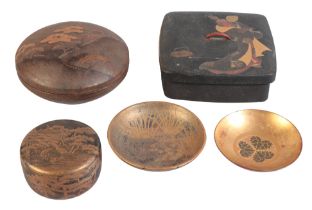 A COLLECTION OF JAPANESE LACQUERWARE