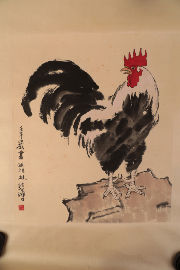 AFTER XU BEIHONG (1895-1953) A portrait of a cockerel