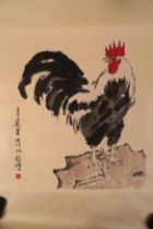 AFTER XU BEIHONG (1895-1953) A portrait of a cockerel