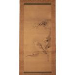 TWO JAPANESE SCROLL PAINTINGS