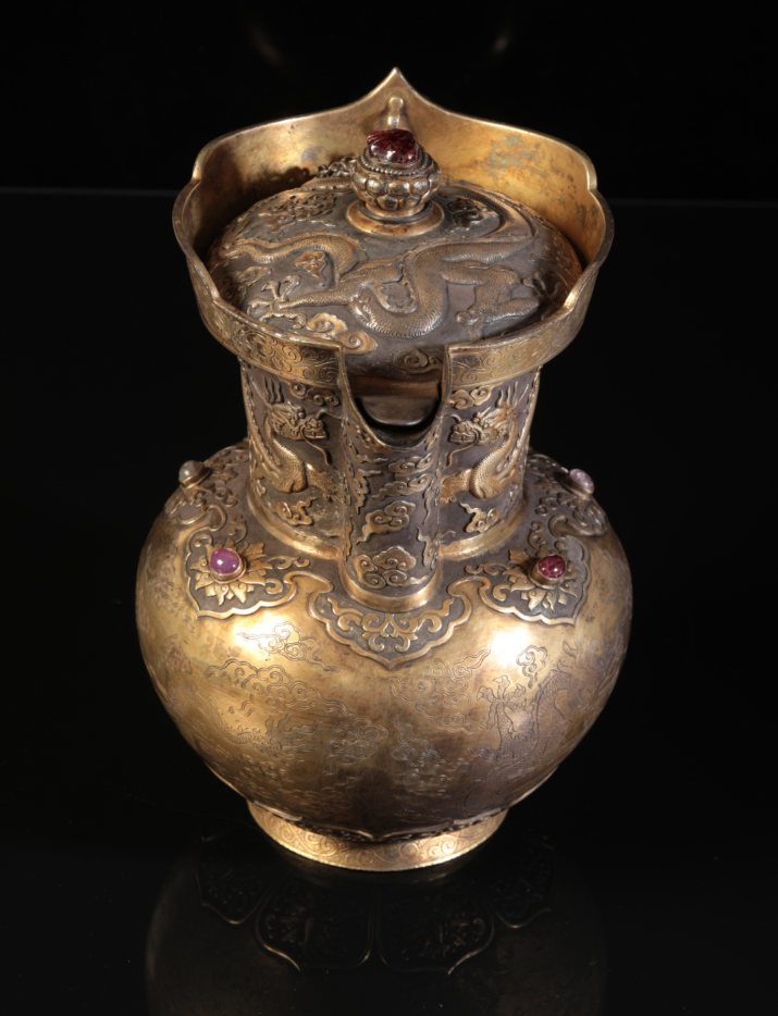 A CHINESE "DRAGON" EWER - Image 2 of 5