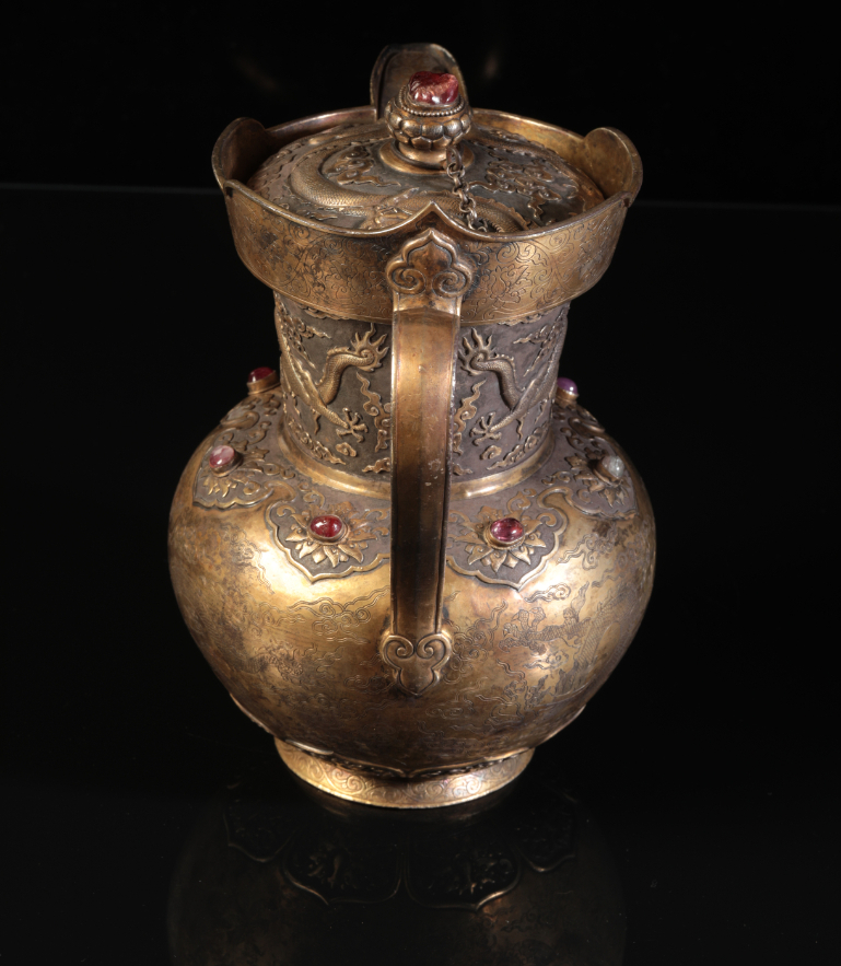 A CHINESE "DRAGON" EWER - Image 4 of 5