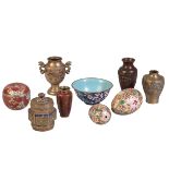 A COLLECTION OF CHINESE CLOISONNÉ VESSELS