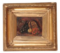 ASCRIBED TO WILLIAM HENRY HUNT (1790-1864) A still life with fruit