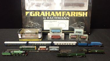 GRAHAM FARRISH/BACHMANN N GAUGE BOXED ROYAL SCOT SET