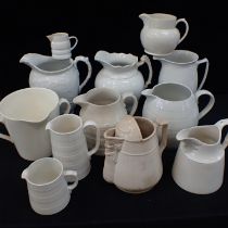 T.G. GREEN; A PLAIN WHITE BANDED JUG