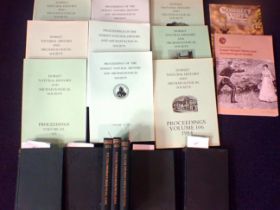 A QUANTITY OF DORSET NATURAL HISTORY AND ARCHAELOGICAL SOCIETY BOOKS