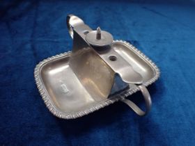 A SILVER TABLE CIGAR LIGHTER BY JOSEPH BRAHAM