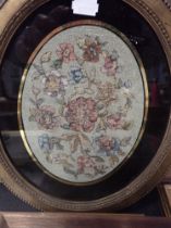 A 19TH CENTURY NEEDLEWORK TAPESTRY