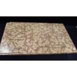 A FIGURED MARBLE TABLE TOP