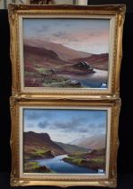 BRIAN D. HORSWELL (20TH CENTURY): A PAIR OF LOCH SCENES
