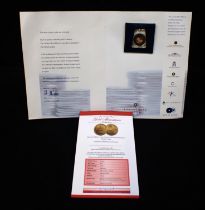 LONDON MINT: A 2006 MOZART 250TH ANNIVERSARY GOLD COIN