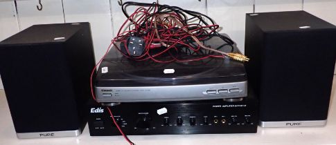 AN EDIS AMPLIFIER WITH AIWA DECK