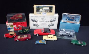 A COLLECTION OF MODEL VEHICLES