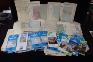 A COLLECTION OF WWII AND POST-WAR AIR/ARMY MAPS