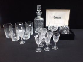 A PAIR OF WATERFORD CRYSTAL LISMORE BRANDY BALLOONS