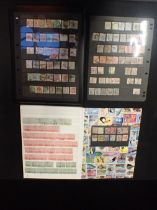 A COLLECTION OF VICTORIAN AND LATER POSTAGE STAMPS