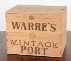 WARRE'S VINTAGE PORT 1975: AN EMPTY PINE CASE