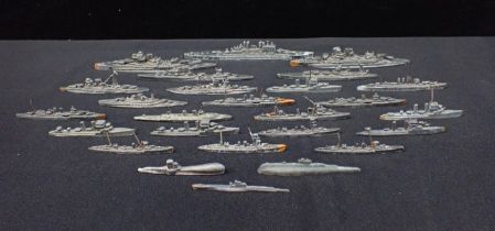 CAST METAL WATERLINE WARSHIP MODELS