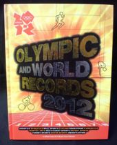 'OLYMPIC AND WORLD RECORDS 2012', SIGNED BY USAIN BOLT