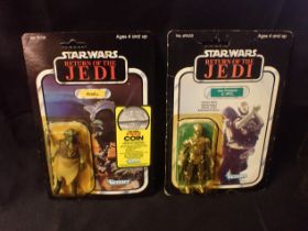 STARWARS RETURN OF THE JEDI 'KLAATU' AND 'SEE-THREEPIO' BY KENNER