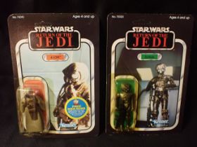 STARWARS RETURN OF THE JEDI 'ZUCKUSS' AND '4-LOM' BY KENNER