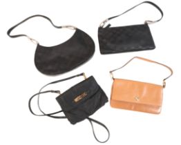 DKNY: A BROWN LEATHER PURSE