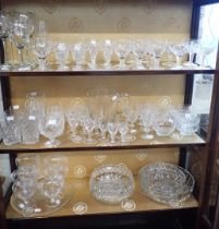 A QUANTITY OF STUART CRYSTAL AND OTHER GLASSWARE