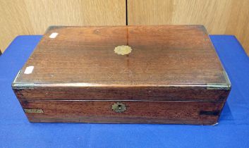 A 19TH CENTURY NAVAL WRITING BOX