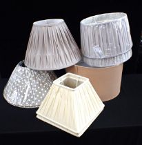 A QUANTITY OF MODERN LAMPSHADES