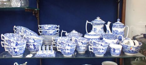 A COLLECTION OF SPODE 'ITALIAN' WARE