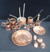 A COLLECTION OF COPPER MEASURES, MOULDS