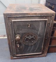 AN ANTIQUE MILNER'S PATENT FIRE RESISANT SAFE